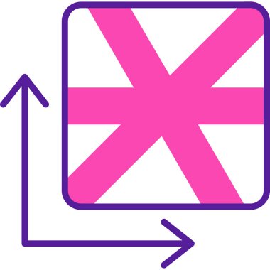 Bayrak. Web simgesi basit illüstrasyon