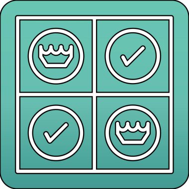 vektör taç simgesi, basit tasarım