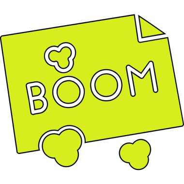 Teyp. Konuşma balonu. çizgi roman simgesi