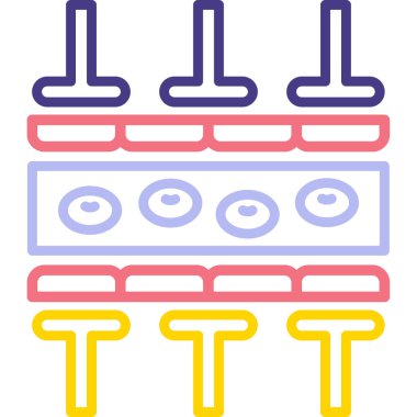 Modern ikon susuzluğunun vektör çizimi