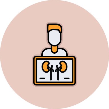 Modern insanın vektör çizimi