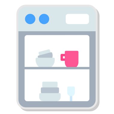 kahve kupası simgesi, vektör illüstrasyon tasarımı