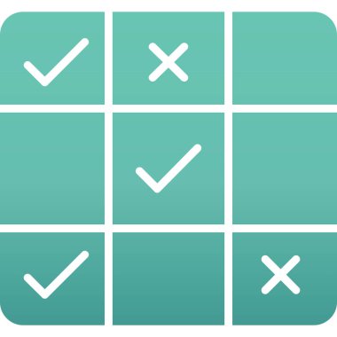 Bir dizi farklı simgenin vektör illüstrasyonu