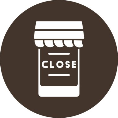 Dükkan Simgesi Moda Biçiminde İzole Arkaplan