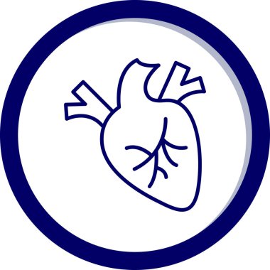 kalp simgesi modada izole edilmiş arkaplan