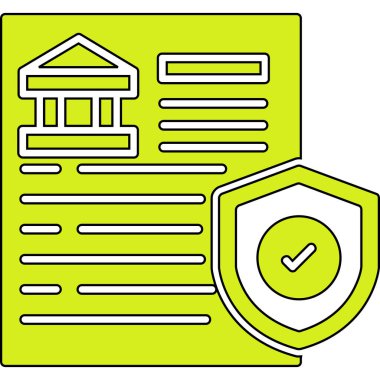 Sertifika simgesi, vektör illüstrasyonu