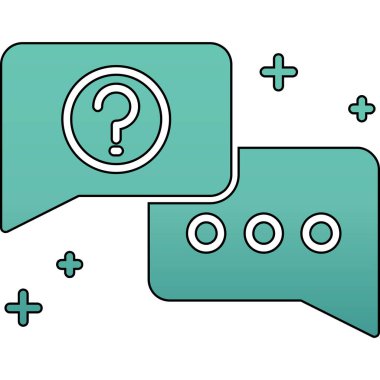 Beyaz arkaplanda konuşma balonu sohbet simgesini ayır. Mesaj simgesi. İletişim ya da yorum, sohbet sembolü. vektör.