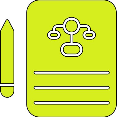 belge dizini vektör illüstrasyonuName