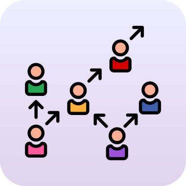 İnsanların vektör illüstrasyonu