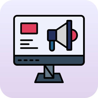 bilgisayar simgesi vektör illüstrasyonu