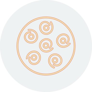 Gıda simgesinin vektör illüstrasyonu