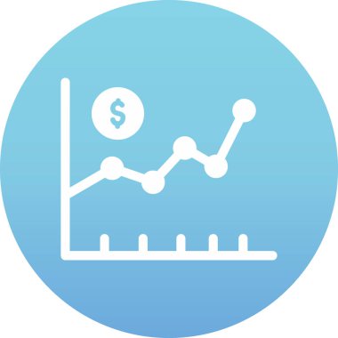 grafik simgesinin vektör illüstrasyonu
