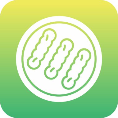 Tek bir simgenin vektör illüstrasyonu