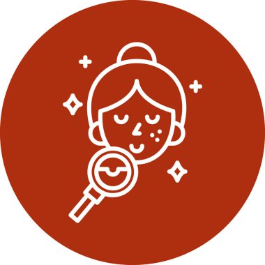 Mutlu kadın simgesi, vektör illüstrasyon tasarımı