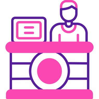 Vektör olarak konferans simgesi