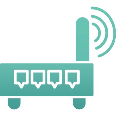 Bir kamyon simgesi, vektör illüstrasyonu