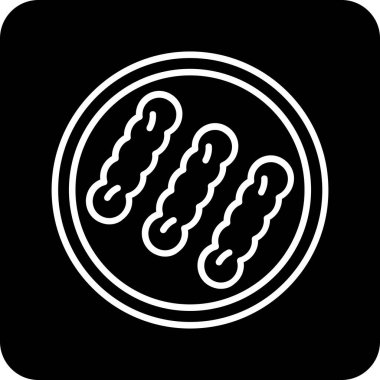 Gıda simgesinin vektör illüstrasyonu