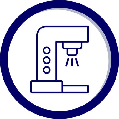 Modern b 'nin vektör illüstrasyonunda gaz ikonu yok