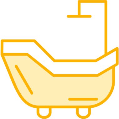 Sepet ikonu vektör illüstrasyonu