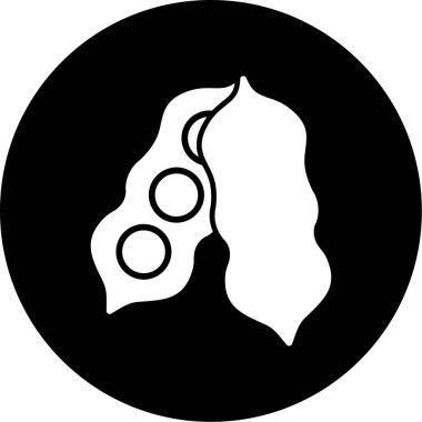 Modern b 'nin vektör illüstrasyonunda yiyecek ikonu yok