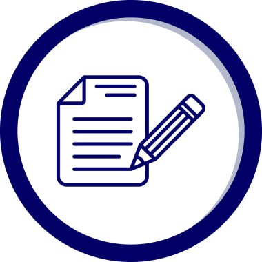 Kontrol listesi simgesi vektör illüstrasyonu