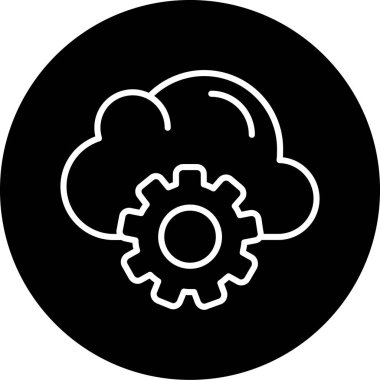 vektör Bulut simgesi illüstrasyonu