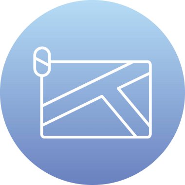 Posta simgesinin vektör illüstrasyonu