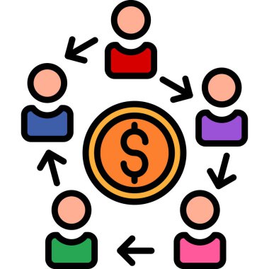 İnsanların vektör illüstrasyonu