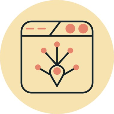 Web renk vektör simgesi