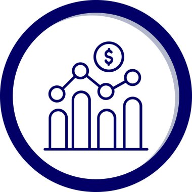 Finansal büyüme Web simgesi