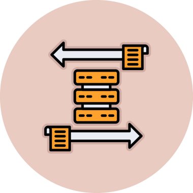 Çit. Web simgesi basit illüstrasyon