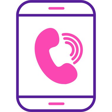 Telefon İleti Vektörü Simgesi