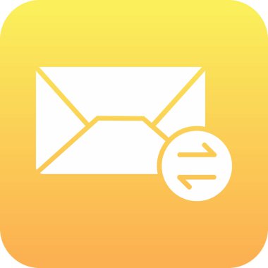 e-posta simgesi ana hat biçiminde