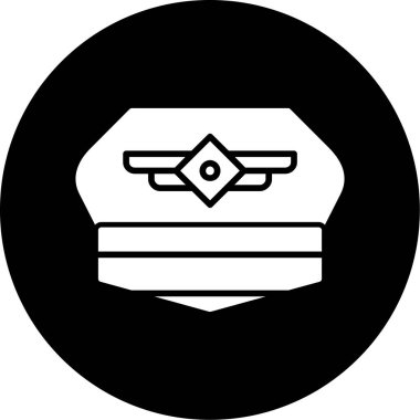 Bir araba simgesinin vektör illüstrasyonu