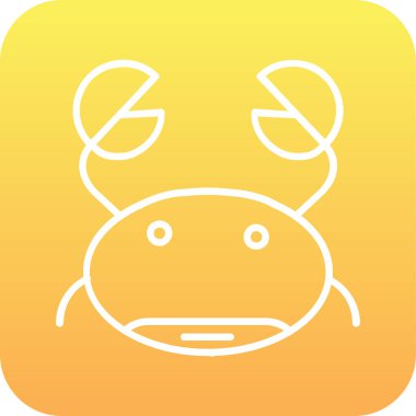 hayvan yüzü vektör simgesi