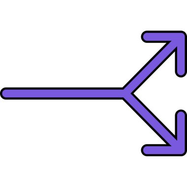 yön ikonu vektör illüstrasyonu