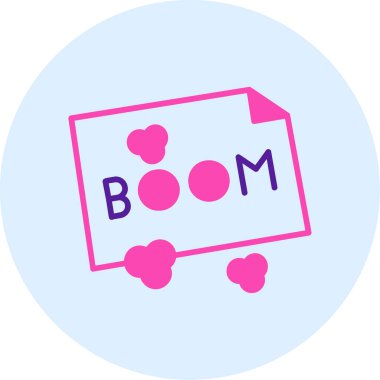 Kalp şeklindeki bir ikonun vektör illüstrasyonu