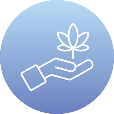 Esrar. Web simgesi basit illüstrasyon