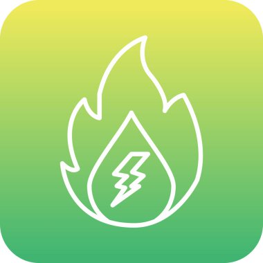 vektör ateş simgesi illüstrasyonu