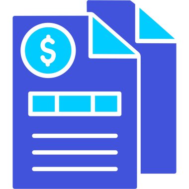 banknotlar düz simge