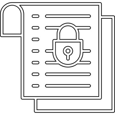 asma kilit güvenliği belge ve anahtarla