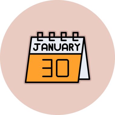 takvim işareti, vektör çizim