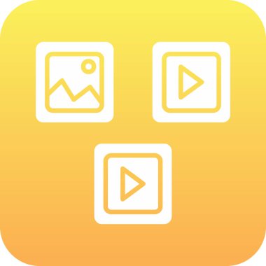 Ortam simgesi, vektör illüstrasyonu