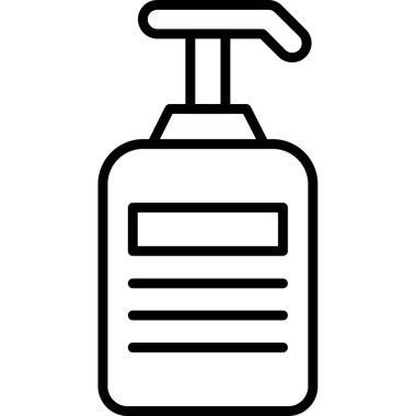 Sprey şişe simgesi, taslak biçimi