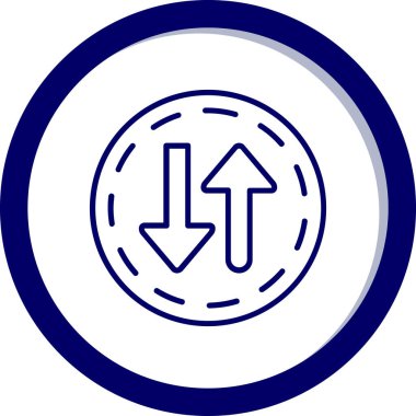 ok simgesi vektör illüstrasyonu