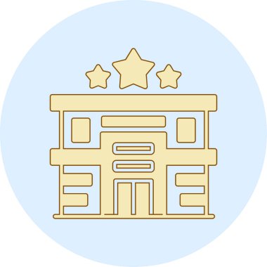 bina simgesi, basit illüstrasyon