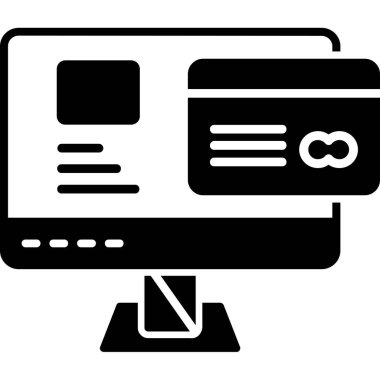 Bilgisayar web simge vektör çizim