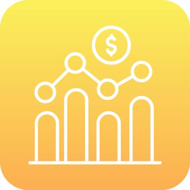 iş analizi simgesi soyut bir grupta izole edildi