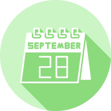 Takvimin 27 Eylül takvim simgesi