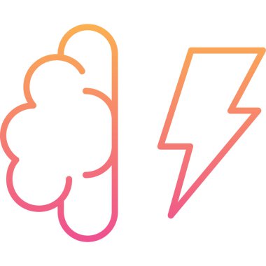 vektör gradyan çizim bulutu simgesi